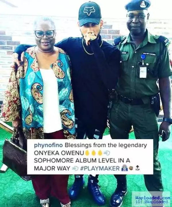 Collabo Alert! Phyno to Feature Onyeka Onwenu in His Upcoming 